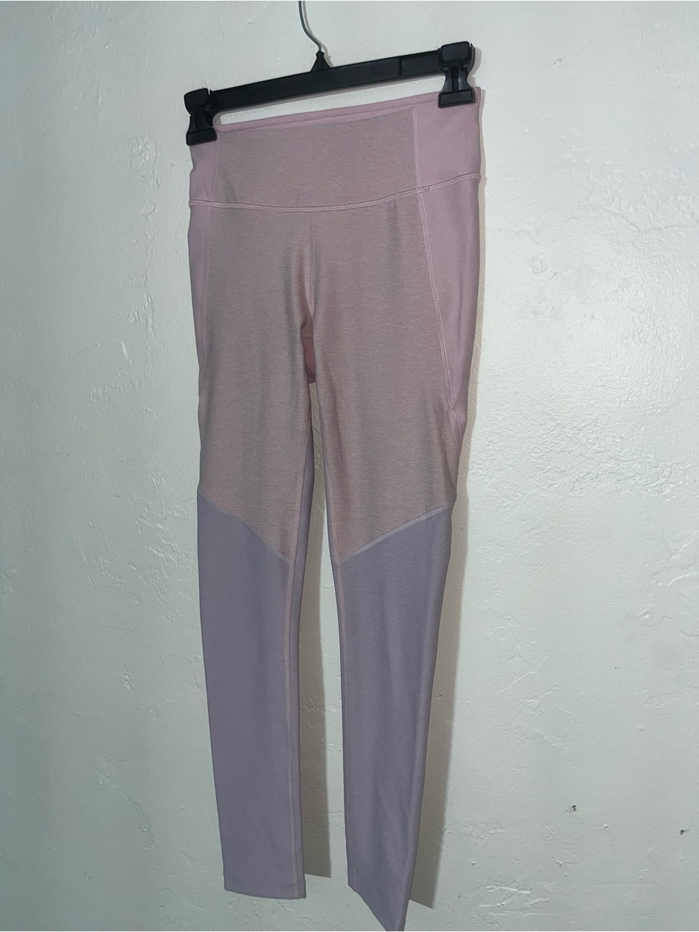 New Outdoor Voices Leggings Beautiful Pastel Pink Purple XS Full Length 7/8